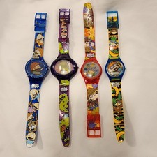 1998 Burger King Rugrats Movie Watches Complete Set of 4 Untested picture
