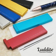 Japan Luddite This Industrial Mechanical Pencil Lead Case Black Aluminum picture