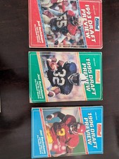 Vintage Joel Buchsbaum Pro Football Weekly NFL Draft Preview Lot 1993 1995 1996 picture