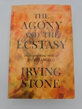 Agony and the Ecstasy by Irving Stone- 1961 First edition Hardcover/Dust Jacket picture