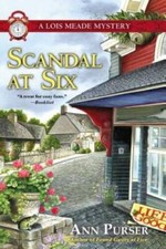 Scandal at Six (Lois Meade Mystery) - Hardcover By Purser, Ann - GOOD picture