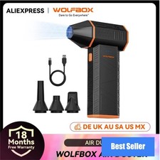 WOLFBOX MF50 Electric Air Duster 110000RPM Rechargeable 3-Speed Blower picture