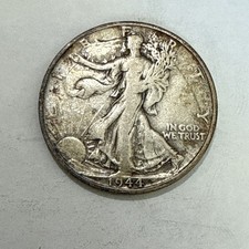 1944 S Walking Liberty Silver Half Dollar  Fast Shipping picture