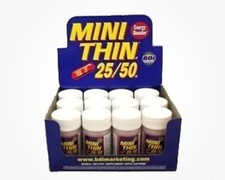 12-30ct BOTTLES MINI THIN 25/50 EF ENERGY BOOSTER ( 360 ) PILLS Full Box picture