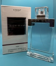 RICH MAN AQUA  BY CYRUS PARFUMS  3.3OZ EAU DE TOILETTE SPRAY FOR MEN SEALED picture