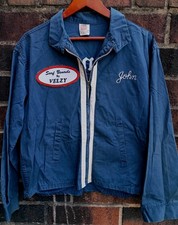 RARE Vintage 1960s Surfboards By Velzy Venice Templar Freemason Jacket Size L picture