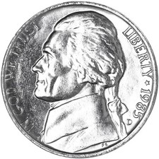 1985 D Jefferson Nickel - BU picture