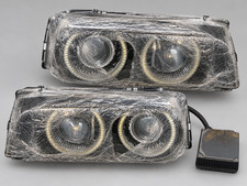 95–01 BMW E38 740i 740iL Halo Projector Headlights Pair LB HID 0110 NOS95–01 BMW picture
