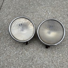 Pair 1928-1931 Ford Model A AA headlamps headlights Twolite picture