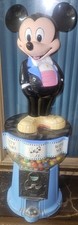 Vintage Disney Mickey Mouse 60th Anniversary Gumball Machine Bank w/ Stand picture