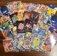 Pokemon Topps Animated Series Black/Red Lot Of 57 Cards picture