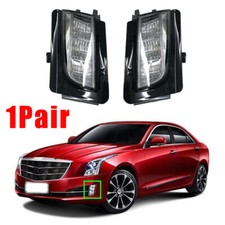 1 Pair Front Fog Light Daytime Running Lights For Cadillac ATSL 2013-2019 LH&RH picture