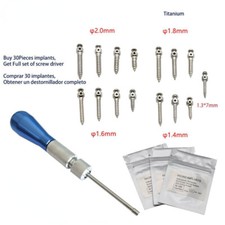 Dental Mini Implants Micro Screw Titanium Alloy Orthodontic Screwdriver Matching picture