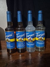 Torani Sugar Free Drink Syrup Soda Flavors 25.4 Fl Oz (Pack of 4), Colorless picture