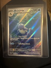 Pokemon TCG Wartortle 171/165 SV 151 Illustration Rare Holo English 2023 picture