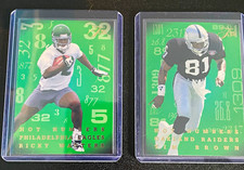Fleer Flair 1995 NFL 22-Card Lot Favre Aikman Watters Brown Hot Numbers Inserts picture