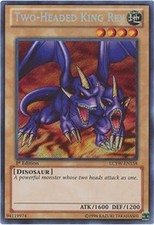 Yugioh - Two-Headed King Rex (Secret Rare) (Unlimited) - LCYW-EN158 (P) picture
