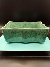 Vintage Upco USA Planter Pistachio Green With Brown Flecks picture