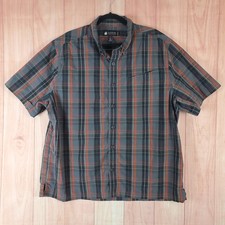 Duluth Trading Co. Alaskan Hardgear Borealis Shirt Mens XL Multi Plaid Cotton picture