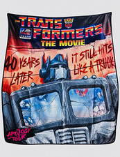 Transformers The Movie 40 Years Later The Apology Tour Throw Blanket  AMC picture