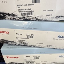 1x Case  Thermo Scientific Matrix 1.4mL 2D Polypropylene Tubes MPN 3791 picture