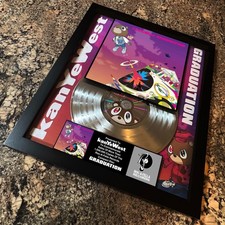 Kanye West ( GRADUATION ) Platinum Music Award Vinyl LP Record CD picture