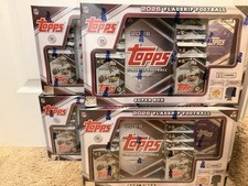 6x LOT Topps 2026 Flagship Football Super Box Sealed Trading Card Box NFL  picture