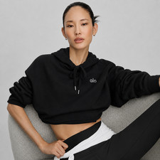 ALO Yoga Accolade Sweatshirt Unisex Hoodie Full Zip Quarter Zip Pullover picture