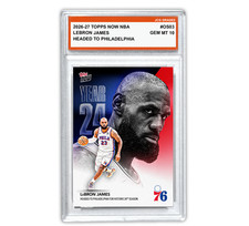 LeBron James 2026-27 Topps Now NBA #OS03 Graded Gem Mint 10 picture