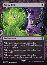 MTG Waste Not (38/103) Wilds of Eldraine Enchanting Tales LP picture