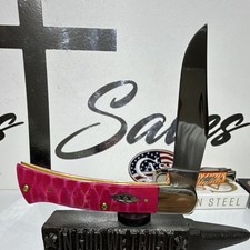 Case XX Woot Custom Pink Gator Jig Axe Handle picture