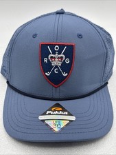 NWT Pukka Royal Oaks Golf Club Ocala Florida Blue Periwinkle Golf Hat Mesh UPF30 picture