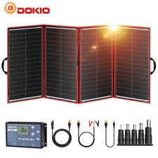 Dokio 300W 12V Foldable Mono Solar Panel Kit with Separate Controller for travel picture