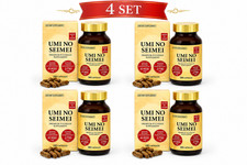 UMI NO SEIMEI Premium Fucoidan Supplement 180 Capsules set of 4 From OKINAWA picture