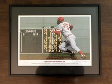 Cincinnati Reds Custom Framed Artwork Of Joe Morgan 292/500 - Signed By Artist picture