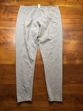J.Jill Pima Cotton Ankle Leggings Gray Women's Size L Lycra Spandex Casual picture