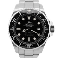 2011 PAPERS Rolex Sea-Dweller Deepsea 116660 BLACK 44mm Ceramic Steel Watch BOX picture