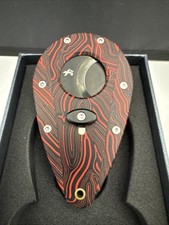 Xikar Xi1 G10 Cigar Cutter - Black and Red - New picture