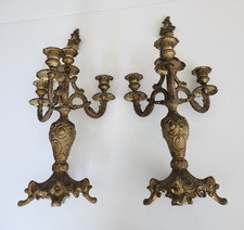 Vintage Candelabra Pair - Ornate Candle Holders Beautiful picture
