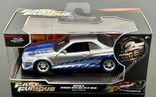 Jada Fast And Furious Brian's Nissan Skyline GT-R R34 Silver 1:32 picture