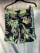 NWT Volcom Bleeding Leaf Mod Tech Black 4 Way Stretch Size S picture