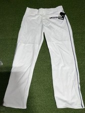 Majestic Cool Base High Density Pants - White / Royal Pipe, Youth / Adult Sizes picture