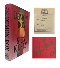 SIGNED ~ Ken Kesey ~ DEMON BOX ~ Advance Review Copy ~ FIRST EDITION ~ 1st/1st picture