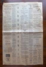 1961 LA Times Vintage Newspaper Nuclear Space Race Ads Rocketdyne EGG Atomics picture