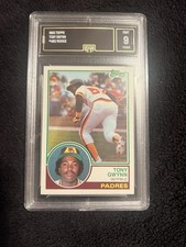 1983 Topps #482 - TONY GWYNN RC - Graded GMA 9 (crack & resubmit PSA/BGS) Mint picture