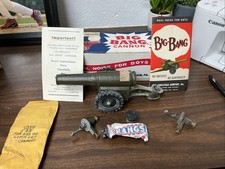 Vintage Conestoga Big Bang 60MM Light Field Cannon Toy Box Manuals Ammo Lot picture