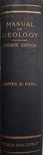1894 MANUAL OF GEOLOGY JAMES DANA Minerals Science picture