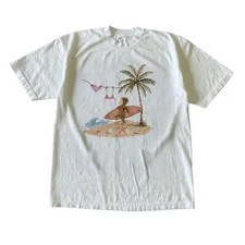 Curious George Surfing Y2K Summer T-Shirt - Vintage Graphic Tee –  Sizes S-5XL picture