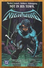 1996 DC Comics Nightwing Print Ad/Poster Batman Scott McDaniel Promo Art 90s picture