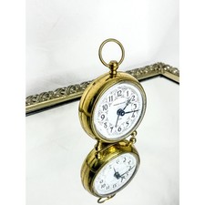 Rare Vintage Phinney Walker Single Bell Alarm Clock Made in Germany picture